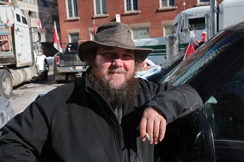 Freedom Convoy : Truckers Protest : Ottawa, Canada : Richard Moore : Photographer : Photojournalist